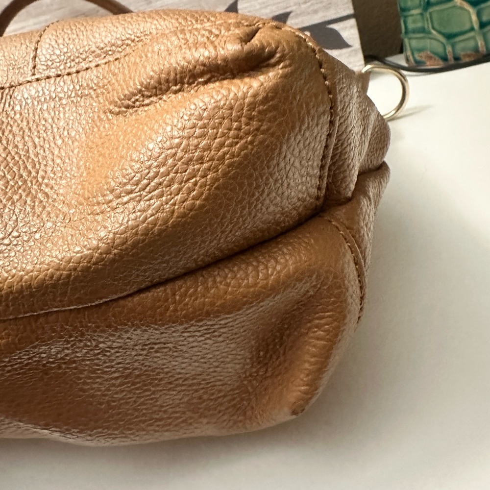 Cuore & Pelle Large Amelia Satchel Tan Leather bag - Picture 10 of 14